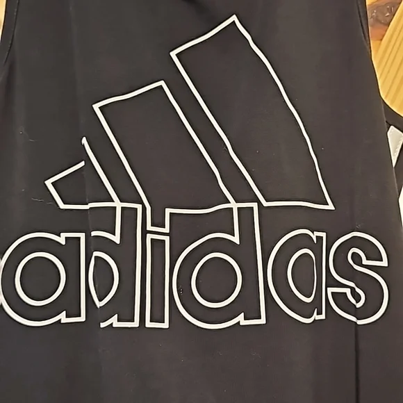 Black Adidas Tank Style Sleeveless Dress Girls Size 10/12 - Picture 3 of 4